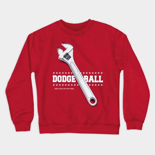 Dodgeball - Alternative Movie Poster Crewneck Sweatshirt by MoviePosterBoy